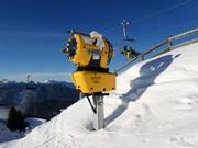 Sneeuwkanonnen bij de Brunnenkopfbahn