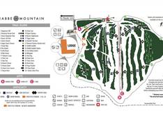 Pistekaart Crabbe Mountain