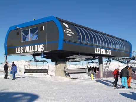 Dauphiné Alpen: beste skiliften – Liften Serre Chevalier – Briançon/Chantemerle/Villeneuve-la-Salle/Le Monêtier-les-Bains