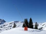 Sneeuwkanonnen in Damüls