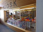 Kiosk bij het bergstation van de kabelbaan Wiler-Lauchernalp