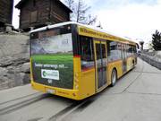 Elektrische postbus in Saas-Fee
