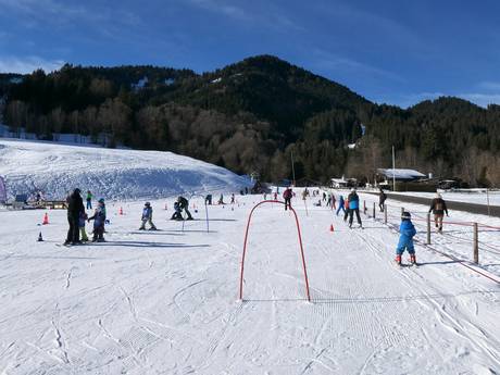 Familieskigebieden Ammergauer Alpen (Bergketen) – Gezinnen en kinderen Steckenberg – Unterammergau