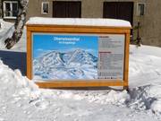 Pistekaart bij het dalstation