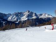 Start van de piste Drei Zinnen