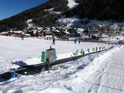 Transportband 2 in het oefengebied Murmi Snowpark