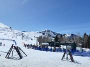 Dollar Mountain met uitzicht op Bald Mountain in Sun Valley