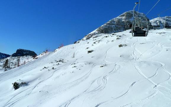 Skigebieden voor gevorderden en off-piste skiërs Ennstaler Alpen – Gevorderden, off-piste skiërs Wurzeralm – Spital am Pyhrn