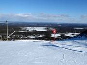 Pistebewegwijzering in het skigebied Pyhä