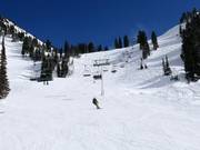 Piste bij de stoeltjeslift Collins