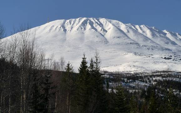 Grootste hoogteverschil in het Scandinavische Gebergte – skigebied Gaustablikk – Rjukan