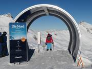 Start van de piste Die Nord