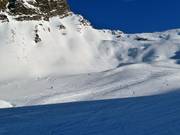 Diepsneeuwpistes bij de Wurmkogl