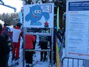 Toegang voor kinderen tot de liften