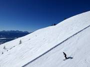 Finsterbach freeride-afdaling en skiroute