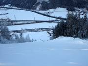 Zwarte dalafdaling naar Zell am Ziller