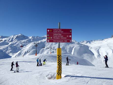 Disentis Sedrun: oriëntatie in skigebieden – Oriëntatie Andermatt/Oberalp/Sedrun