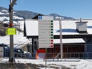 Actuele bedrijfsinformatie bij het dalstation in Waltensburg