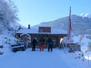Hoamroasstub'n aan de dalafdaling naar Dorfgastein