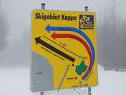 Overzichtsplan skigebied Kappe