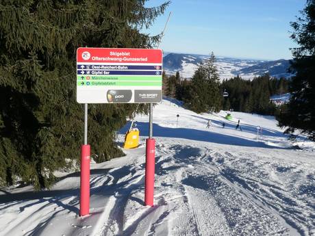 Schwaben: oriëntatie in skigebieden – Oriëntatie Ofterschwang/Gunzesried – Ofterschwanger Horn