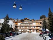 Accommodaties direct aan de piste