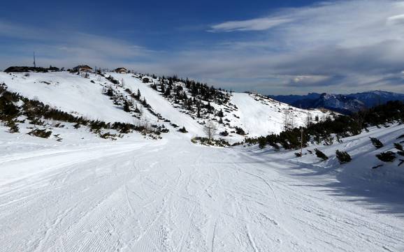 Traunsee: Grootte van de skigebieden – Grootte Feuerkogel – Ebensee