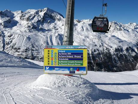 Ötztal: oriëntatie in skigebieden – Oriëntatie Gurgl – Obergurgl-Hochgurgl