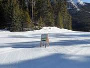 bewegwijzering naar de Lodge