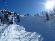Buckelpiste bij de Gartnerkofel