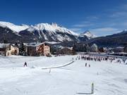 Tip voor de kleintjes  - Kinderland Celerina van de Schweizer Skischule St. Moritz/Celerina
