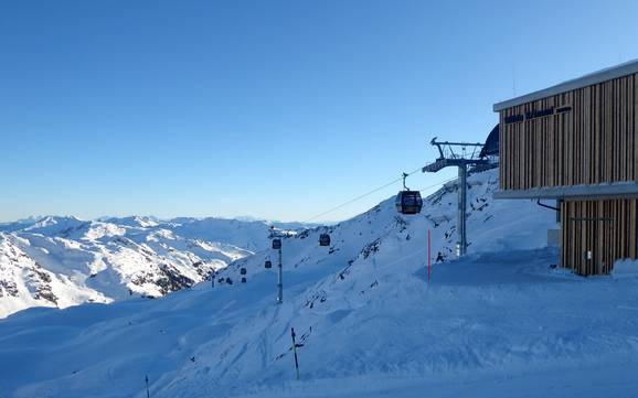 Skiën in het centrale deel van de oostelijke Alpen