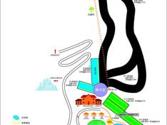 Pistekaart Jiudingshan Taiziling