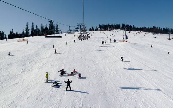 Skiën in de woiwodschap Klein-Polen