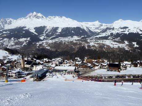 Lepontinische Alpen: bereikbaarheid van en parkeermogelijkheden bij de skigebieden – Bereikbaarheid, parkeren Obersaxen/Mundaun/Val Lumnezia
