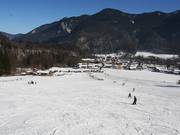 Makkelijke pistes bij de Kirchbergliften