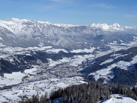 Ennstal: accomodatieaanbod van de skigebieden – Accommodatieaanbod Schladming – Planai/Hochwurzen/Hauser Kaibling/Reiteralm (4-Berge-Skischaukel)