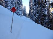 De lichtste skiroute in de Montafon is ook voor beginners goed te doen