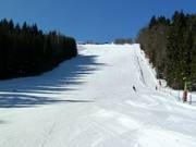 Zwarte afdaling bij de Kißlingerlift