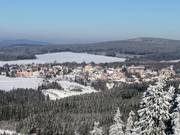 Uitzicht op Abertamy