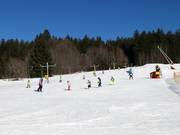 Gemakkelijke piste in het dal in Nad Nádražím