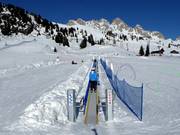 Transportband bij Campigol (Passo San Pellegrino)