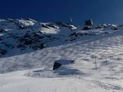 Buckelpiste op de Mont-Fort