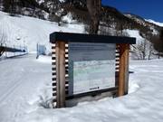 Loipenplan in het Lötschental