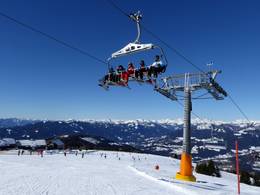 Skigebied bij Bodensdorf