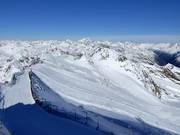 Start van de afdaling Wildspitz