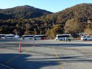 Resort-shuttlebussen in Thredbo