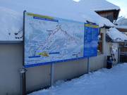 Informatiebord bij het dalstation