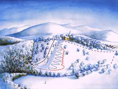 Pistekaart Svatá Anna