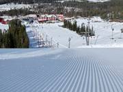 Eersteklas pistepreparatie in het skigebied Kläppen